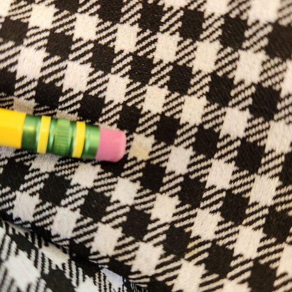 Calvin Klein Black & White Gingham Checkered Sleeveless Jumpsuit Fall Work - Picture 12 of 14